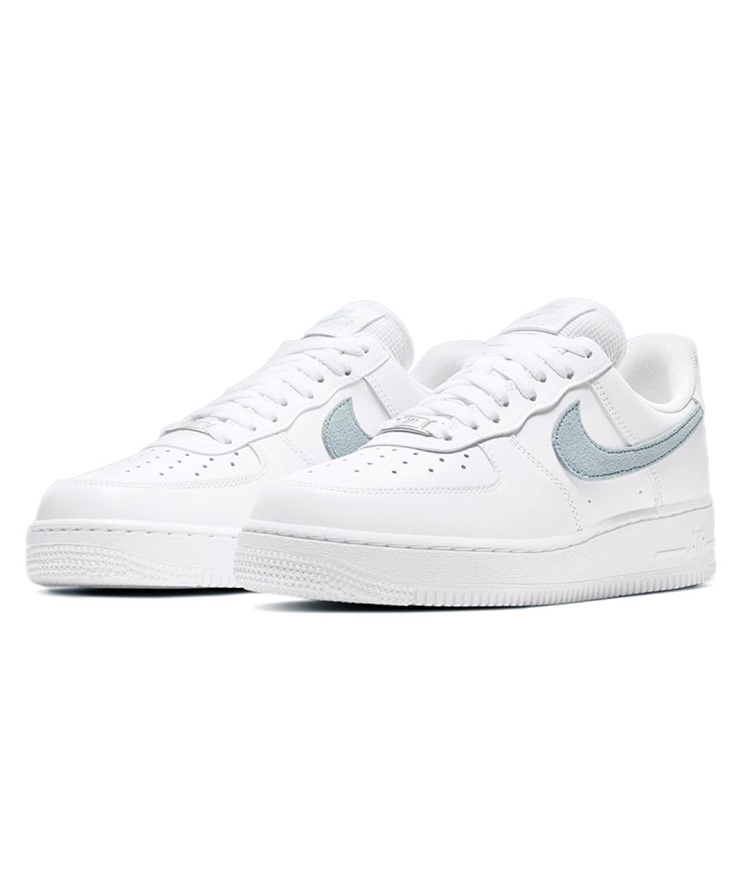 NIKE Белые кожаные кроссовки, фото 4