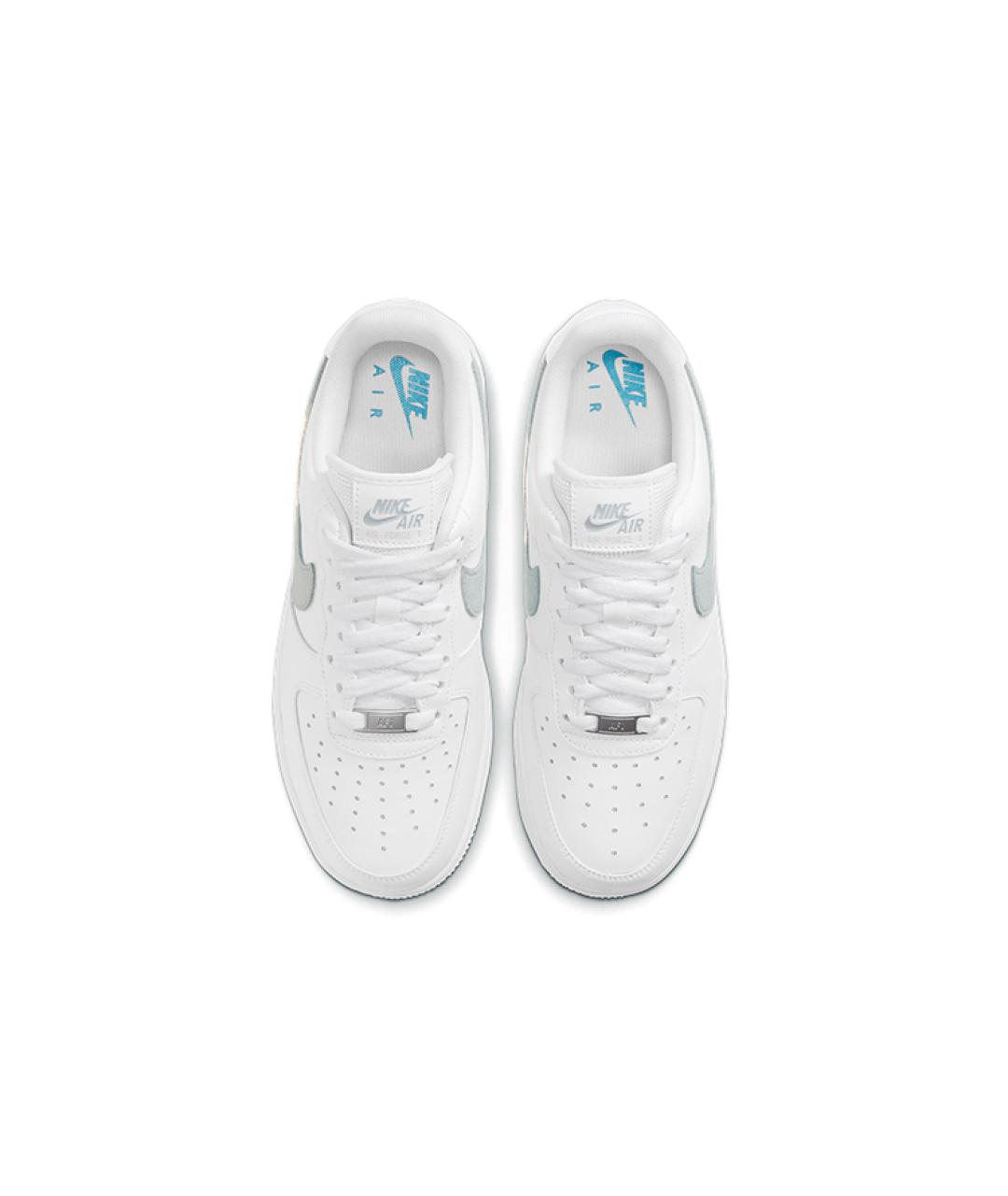 NIKE Белые кожаные кроссовки, фото 5