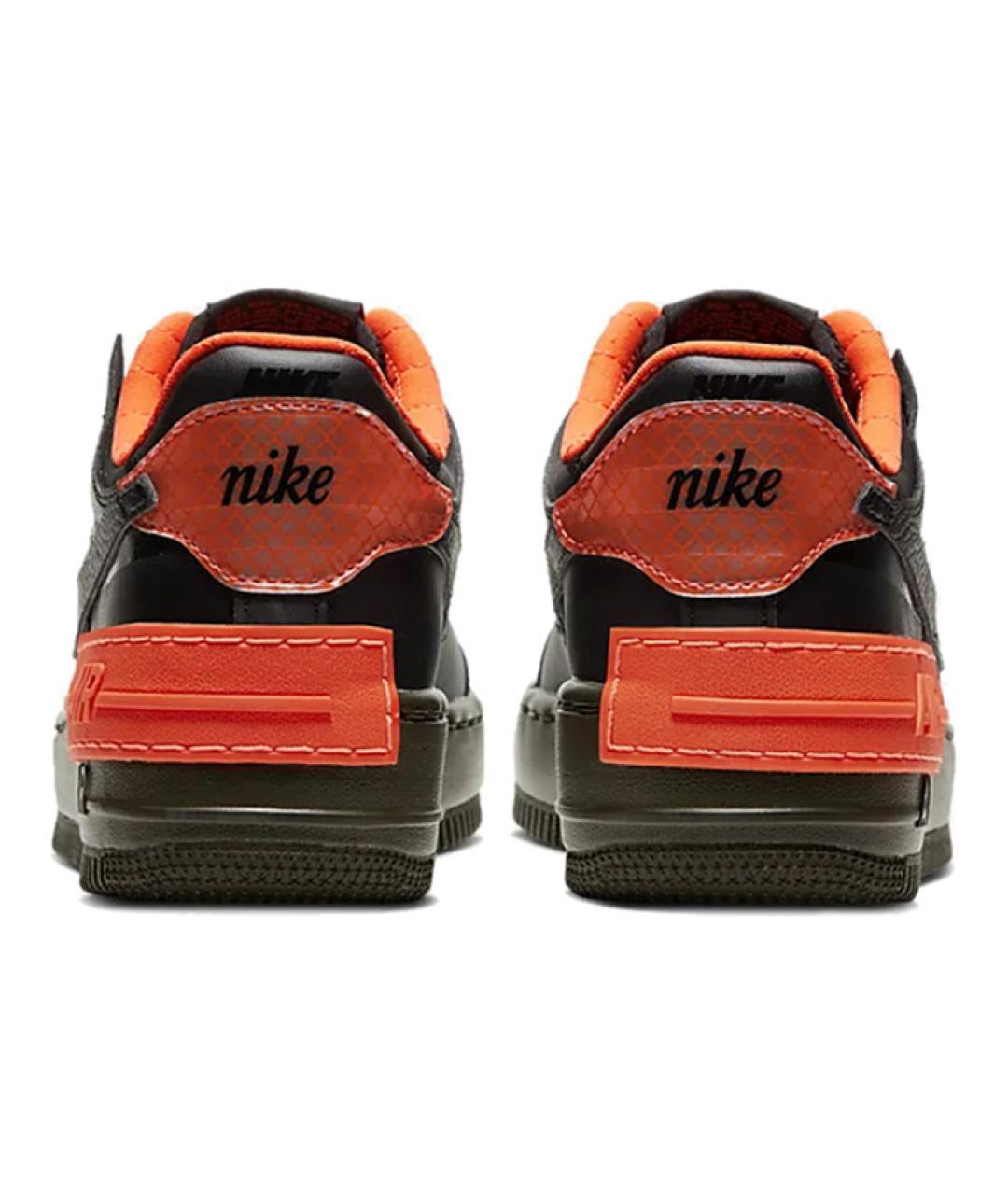 NIKE Черные кожаные кроссовки, фото 5