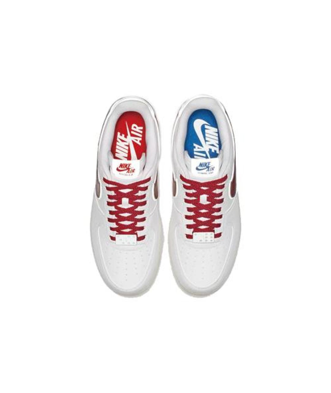 NIKE Белые кожаные кроссовки, фото 5