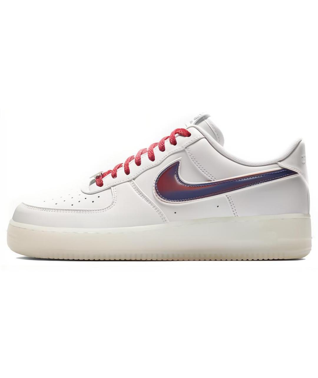 NIKE Белые кожаные кроссовки, фото 2