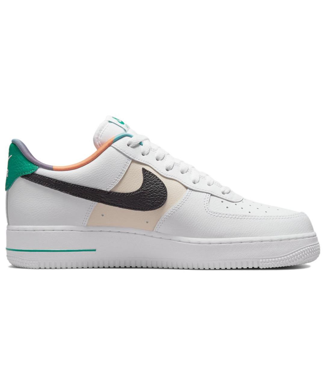 NIKE Белые кожаные низкие кроссовки / кеды, фото 3