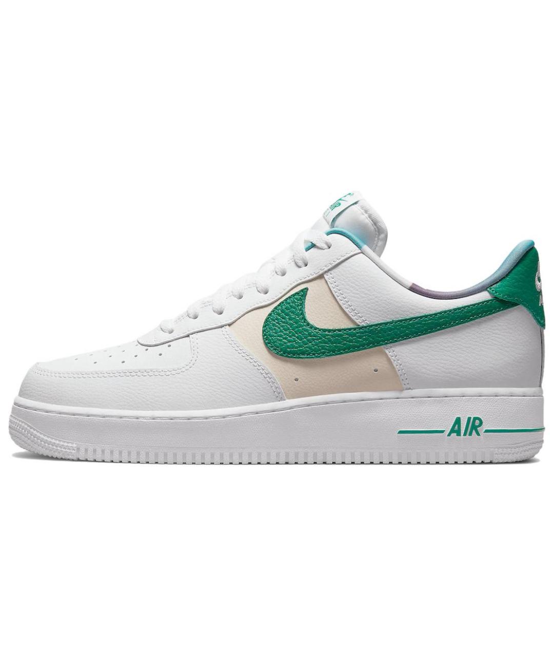NIKE Белые кожаные низкие кроссовки / кеды, фото 2