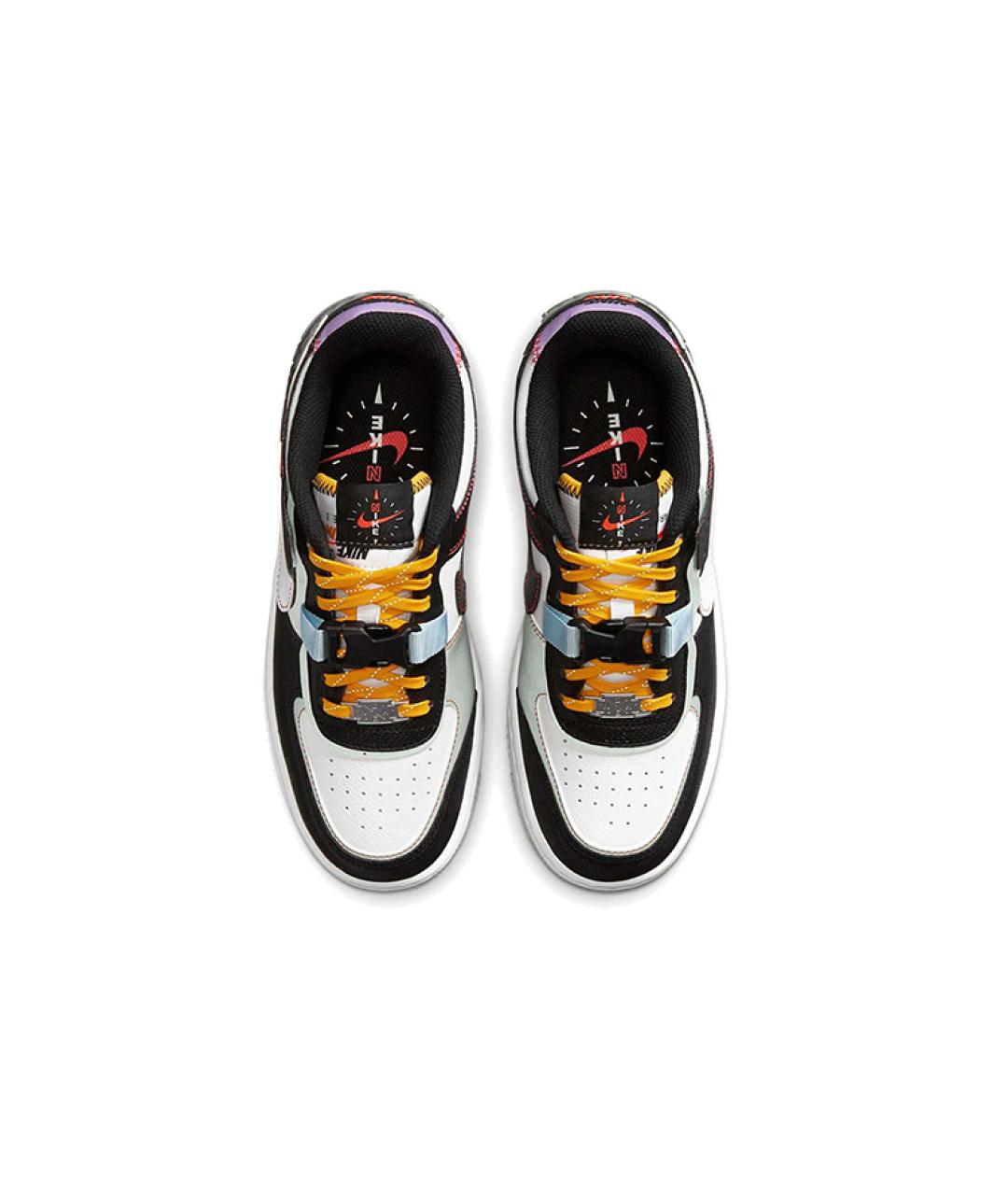 NIKE Черные кожаные кроссовки, фото 5