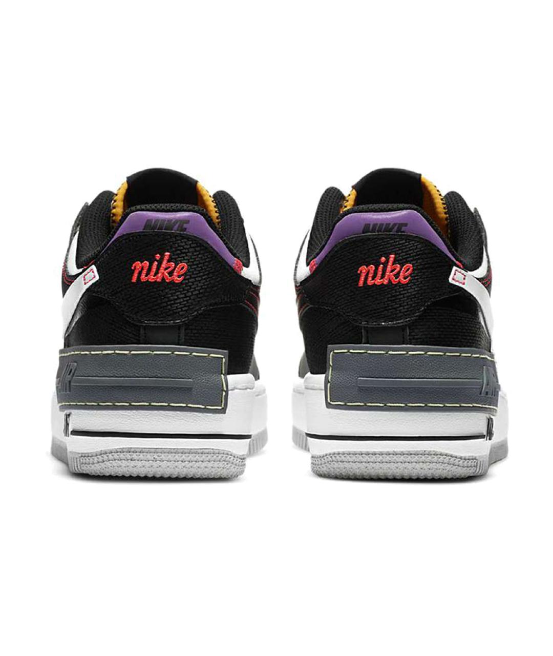 NIKE Черные кожаные кроссовки, фото 6