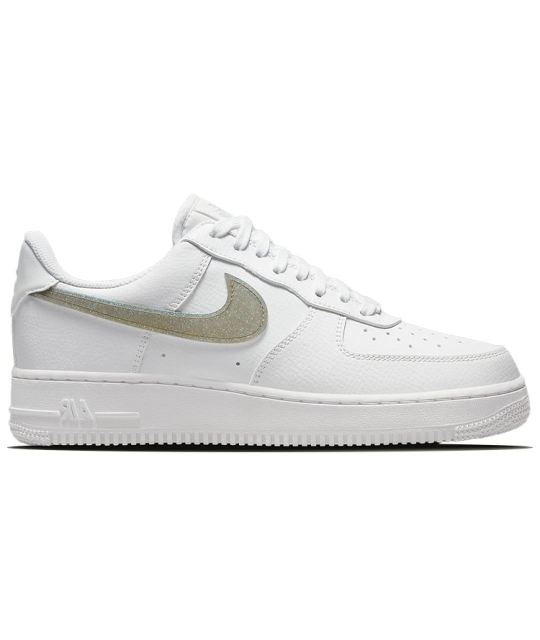 NIKE Белые кожаные кроссовки, фото 1