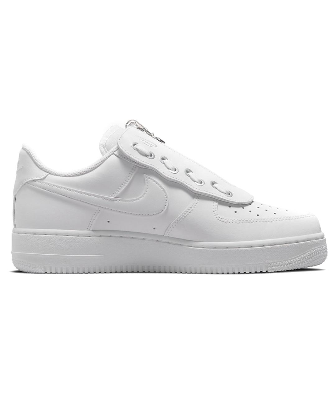 NIKE Белые кожаные низкие кроссовки / кеды, фото 2