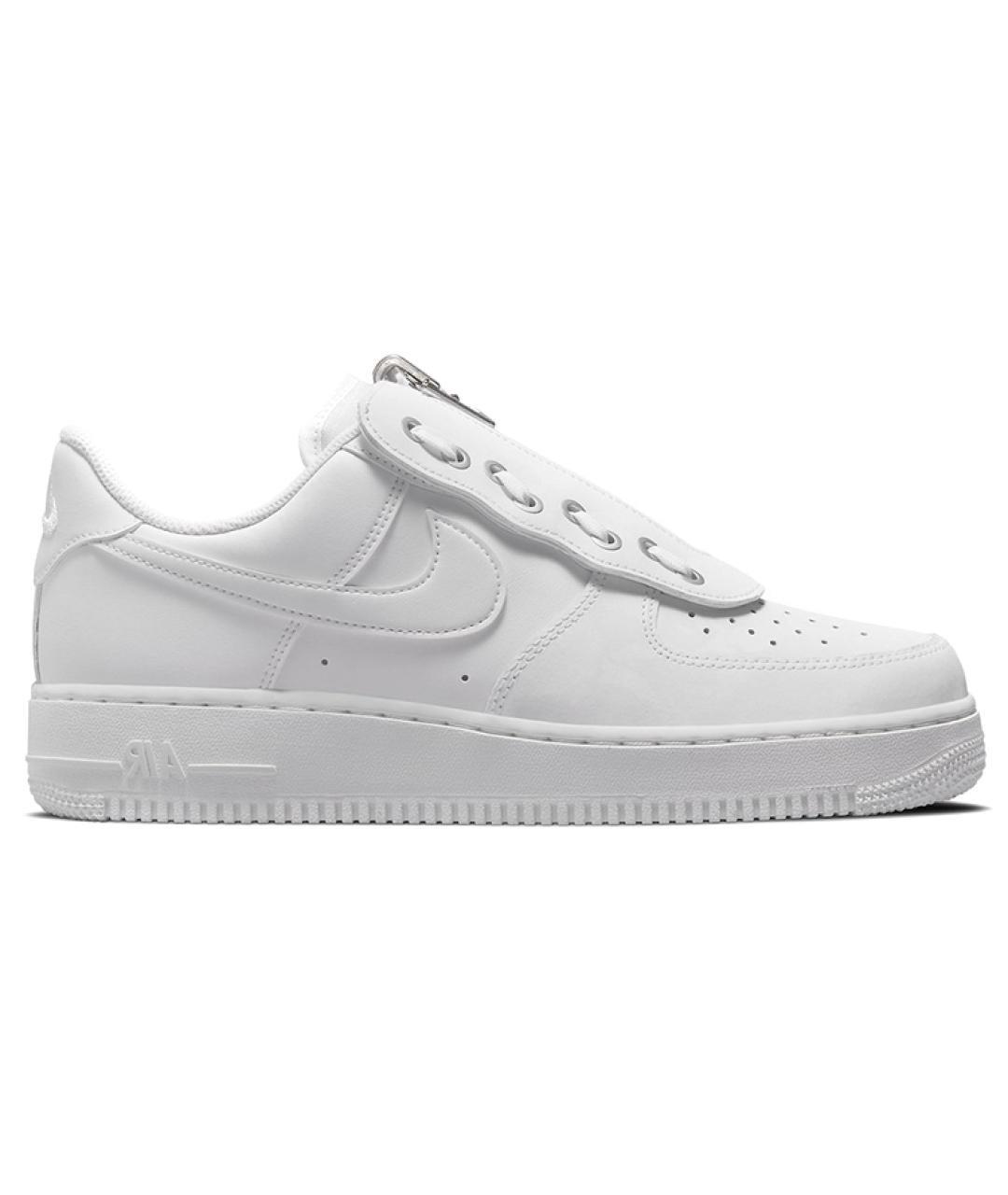 NIKE Белые кожаные низкие кроссовки / кеды, фото 1