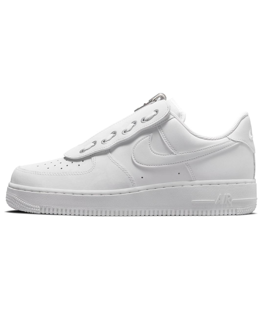 NIKE Белые кожаные низкие кроссовки / кеды, фото 3