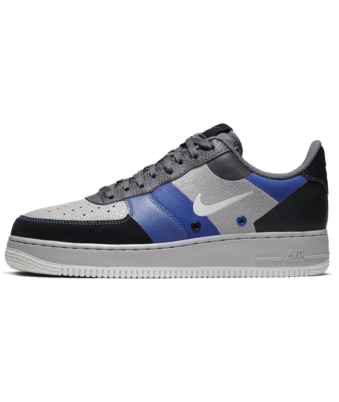 NIKE Синие кожаные кроссовки, фото 2