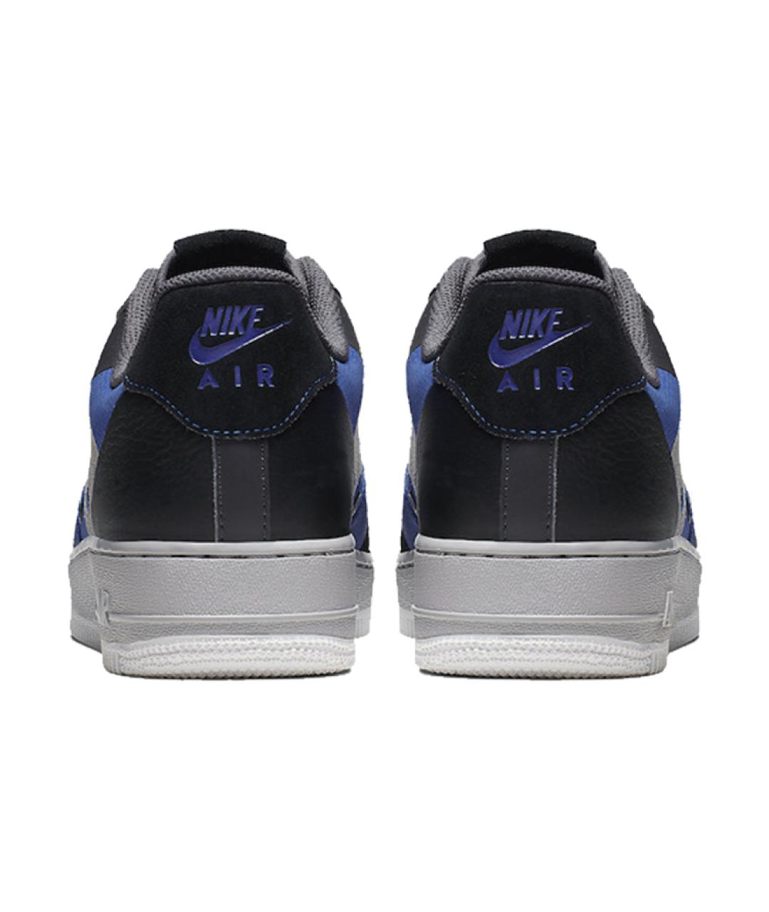 NIKE Синие кожаные кроссовки, фото 4