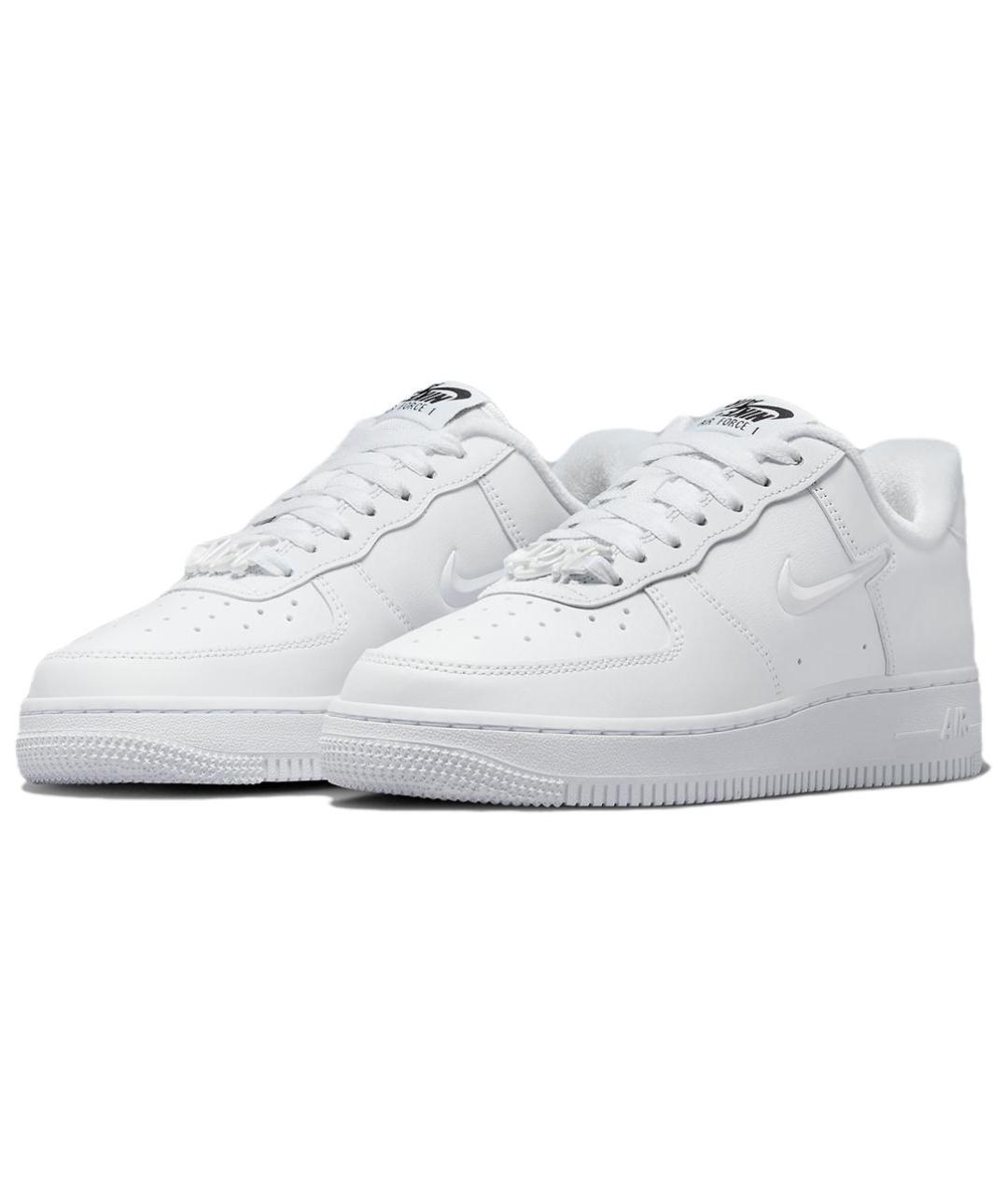 NIKE Белые кожаные кроссовки, фото 4