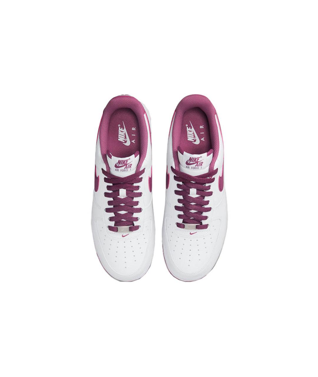 NIKE Белые кожаные низкие кроссовки / кеды, фото 5