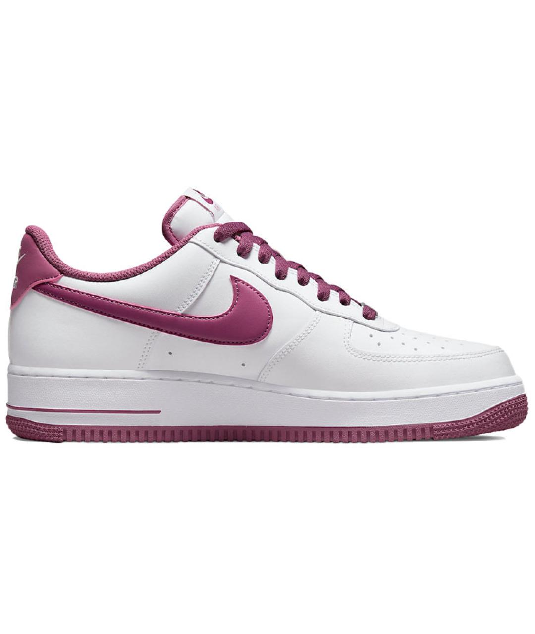 NIKE Белые кожаные низкие кроссовки / кеды, фото 2