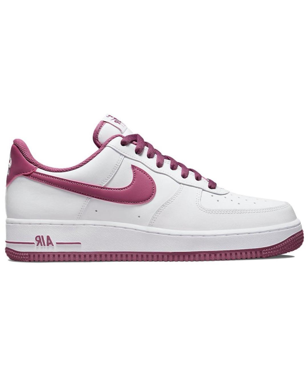 NIKE Белые кожаные низкие кроссовки / кеды, фото 1