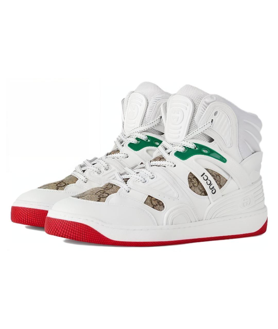 GUCCI Белые кроссовки, фото 2