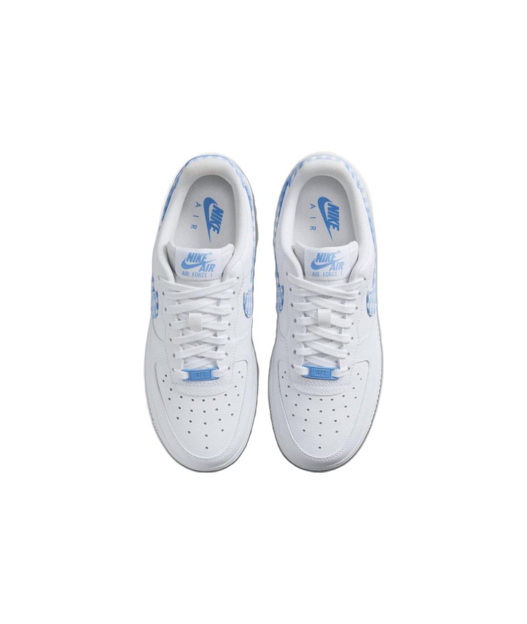 NIKE Белые кожаные кроссовки, фото 5