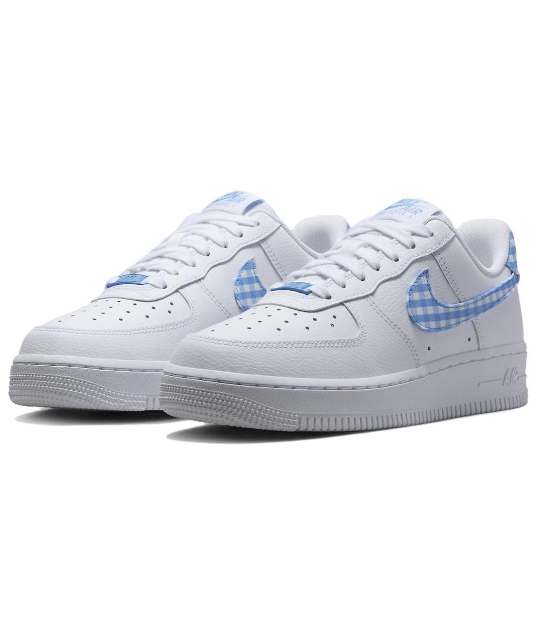 NIKE Белые кожаные кроссовки, фото 4