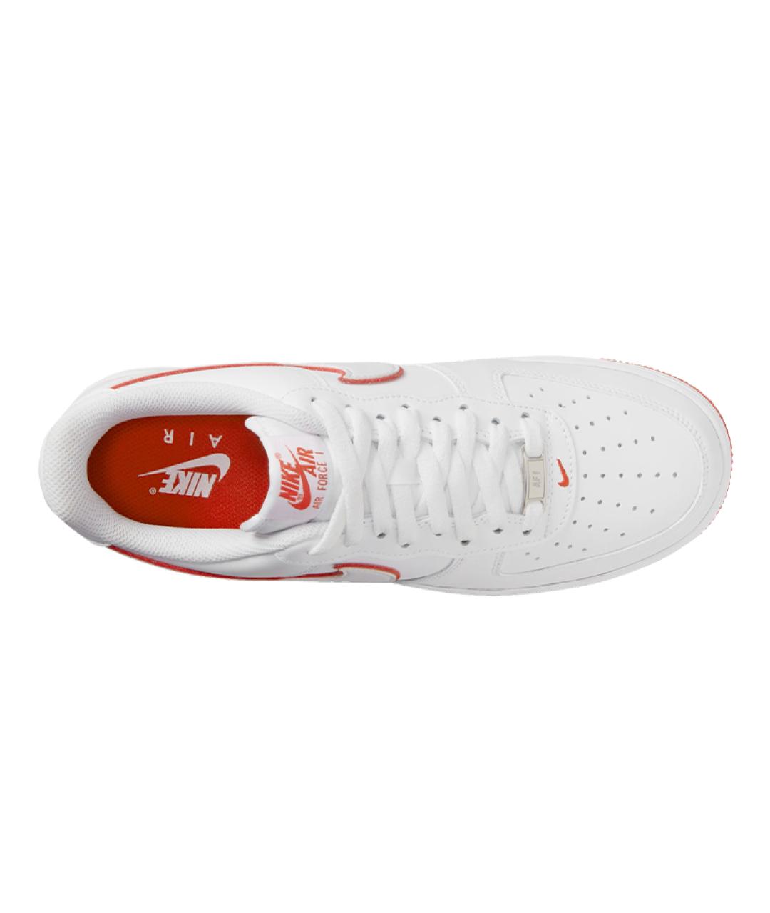 NIKE Белые кожаные низкие кроссовки / кеды, фото 5