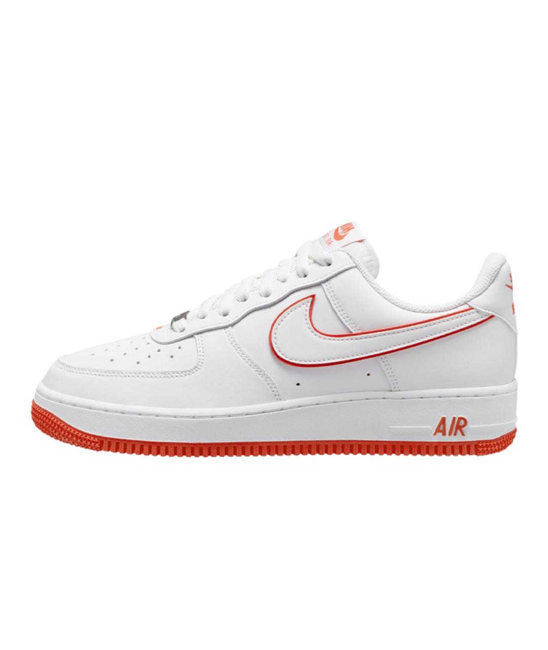 NIKE Белые кожаные низкие кроссовки / кеды, фото 2