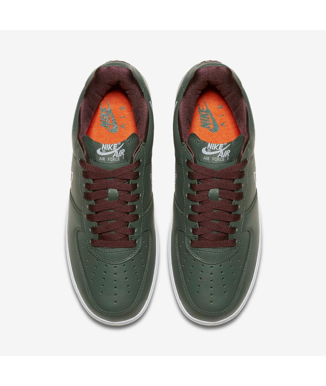 NIKE Зеленые низкие кроссовки / кеды, фото 4