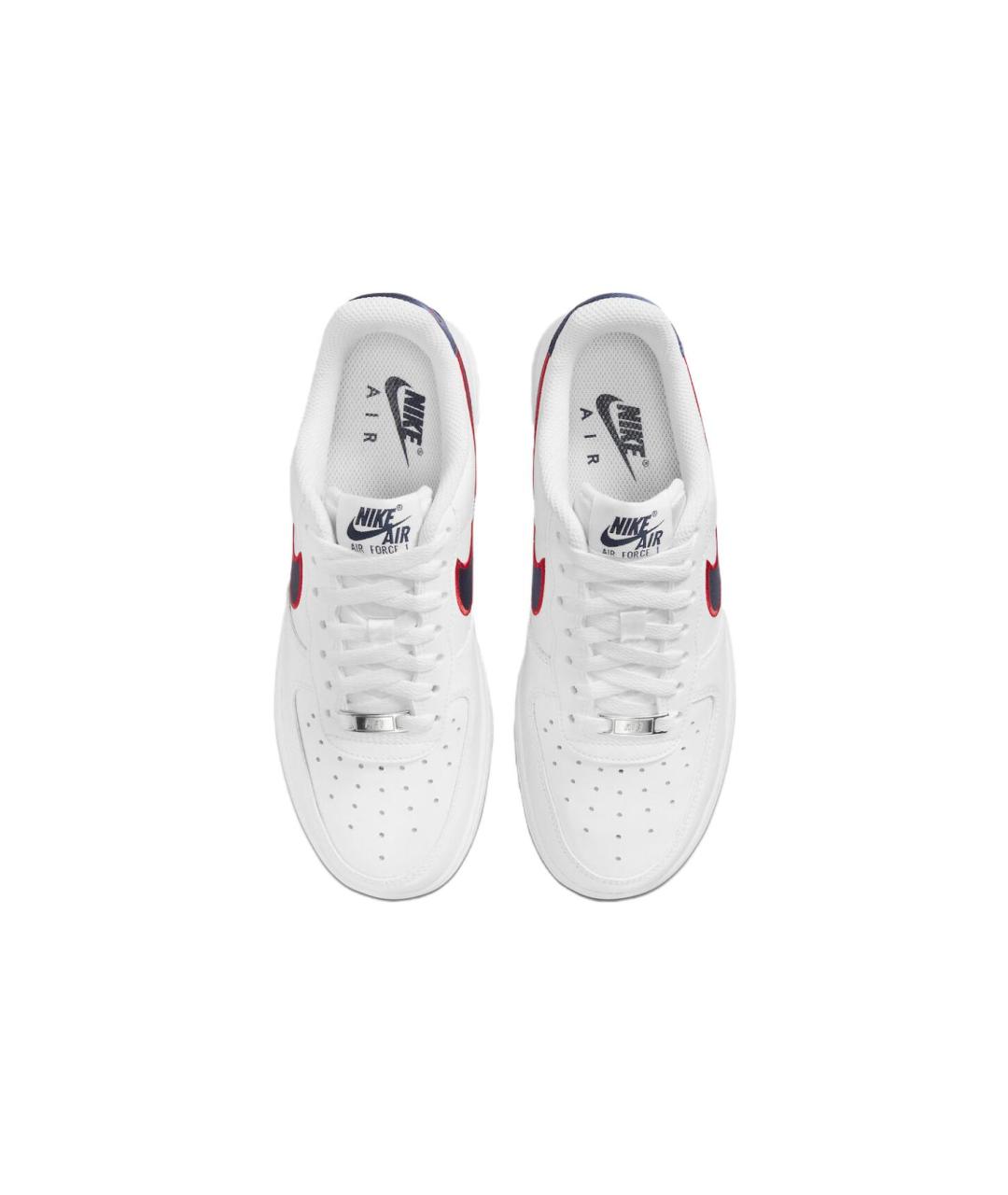 NIKE Белые кожаные кроссовки, фото 5