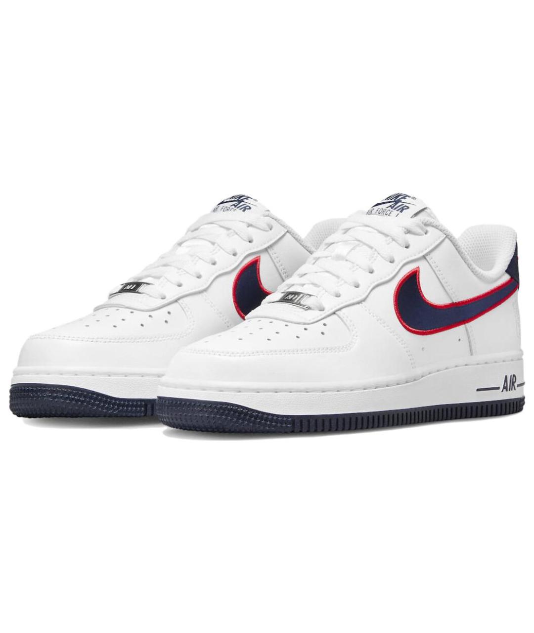 NIKE Белые кожаные кроссовки, фото 4