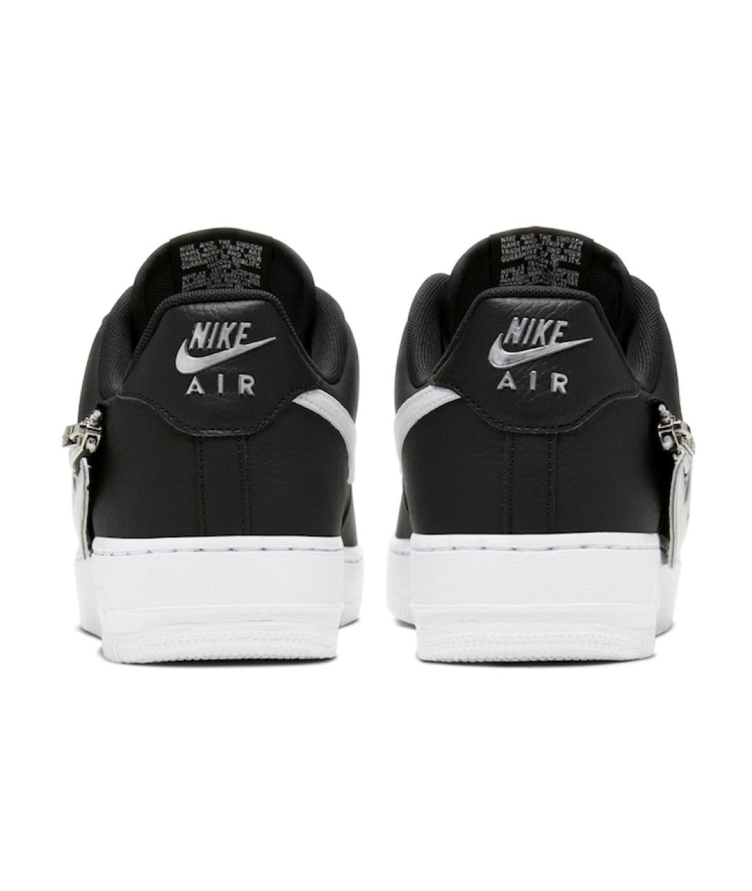 NIKE Черные кожаные кроссовки, фото 6