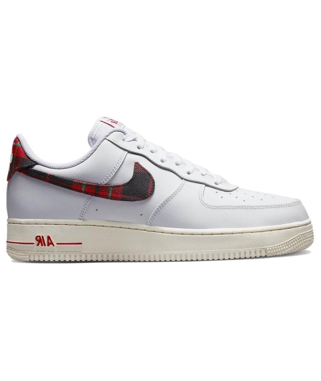 NIKE Белые кожаные низкие кроссовки / кеды, фото 1