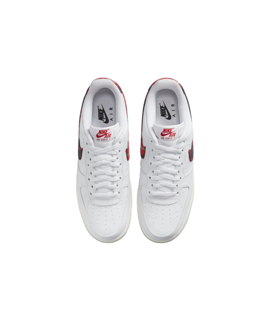 NIKE Белые кожаные низкие кроссовки / кеды, фото 4