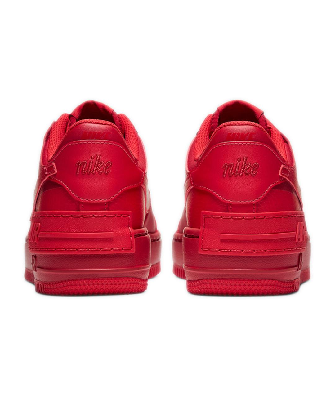 NIKE Красные кожаные кроссовки, фото 5