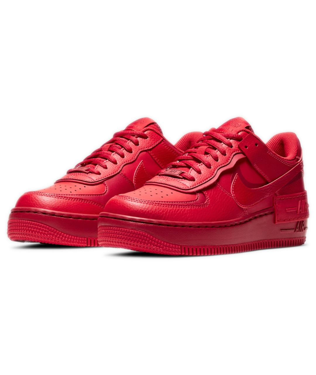 NIKE Красные кожаные кроссовки, фото 3