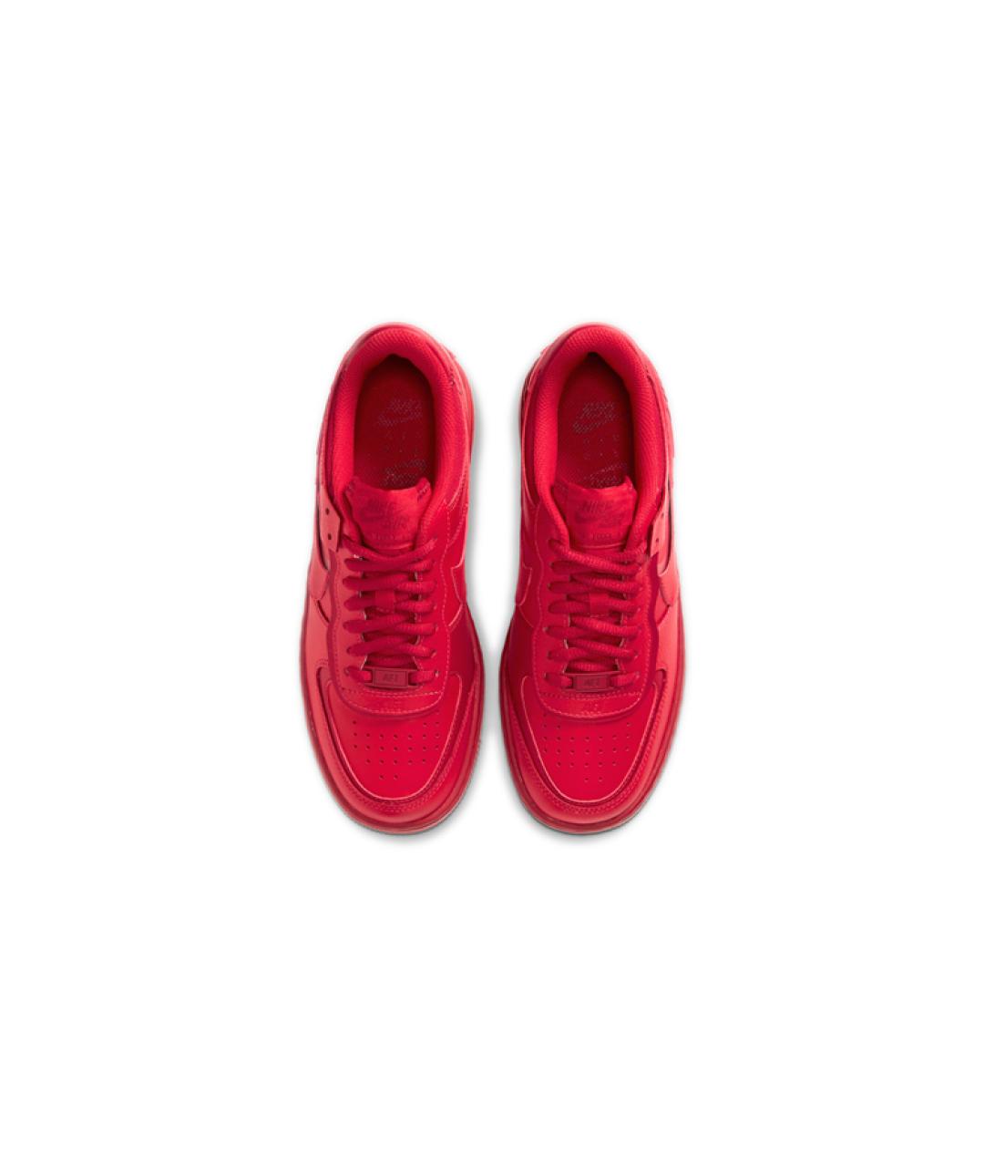 NIKE Красные кожаные кроссовки, фото 4
