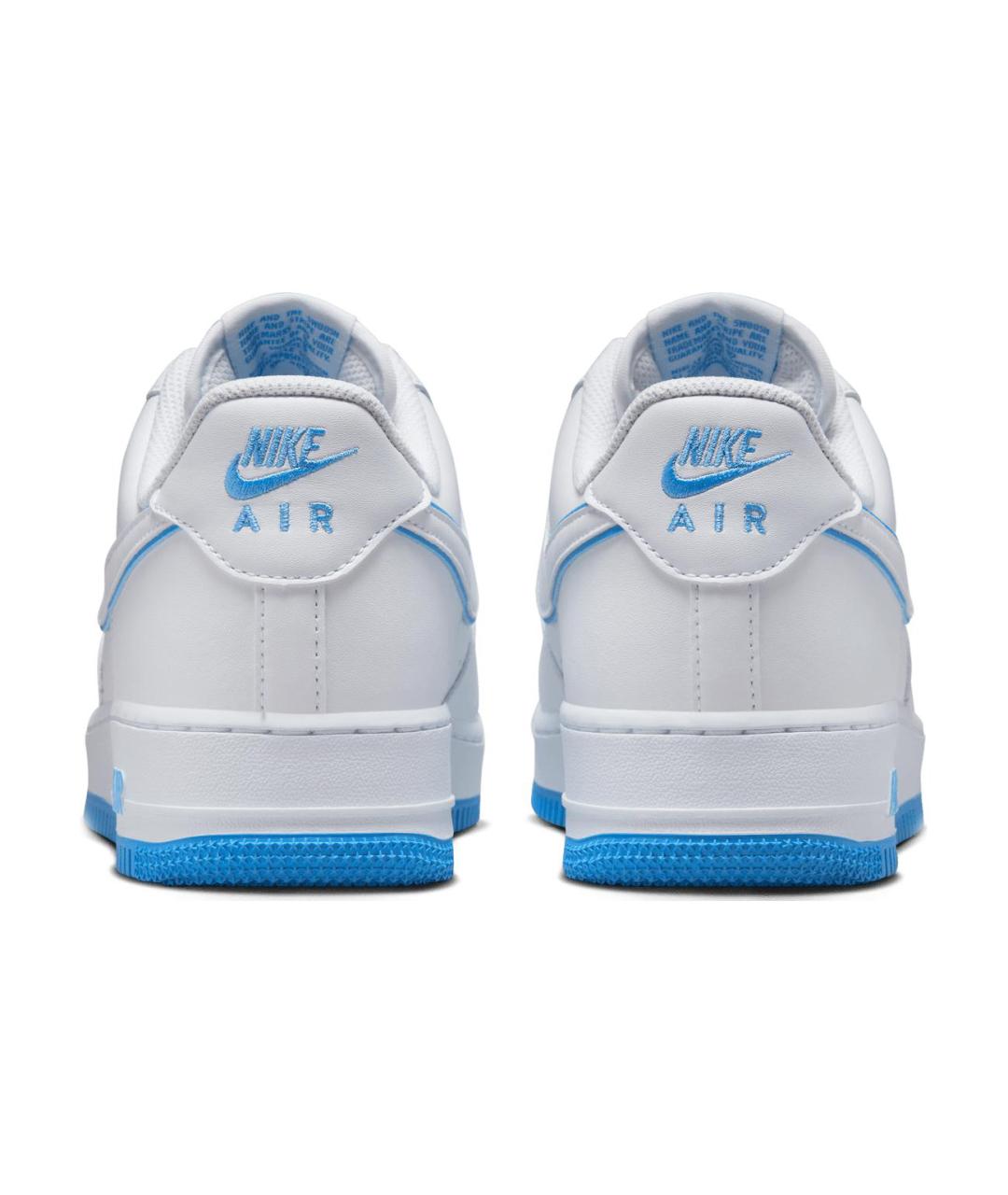 NIKE Белые кожаные низкие кроссовки / кеды, фото 6