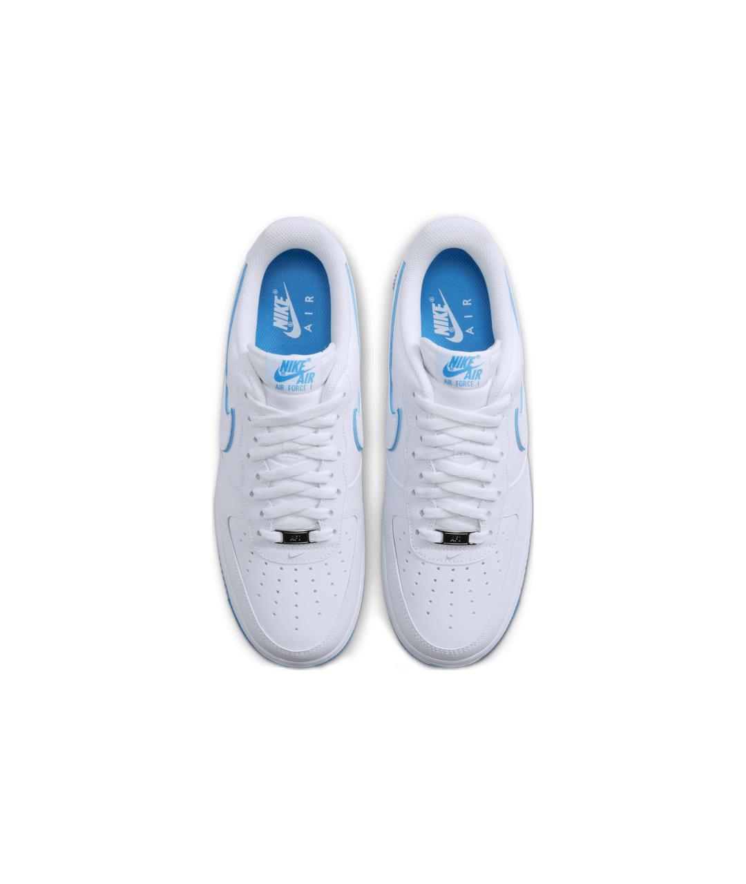 NIKE Белые кожаные низкие кроссовки / кеды, фото 5