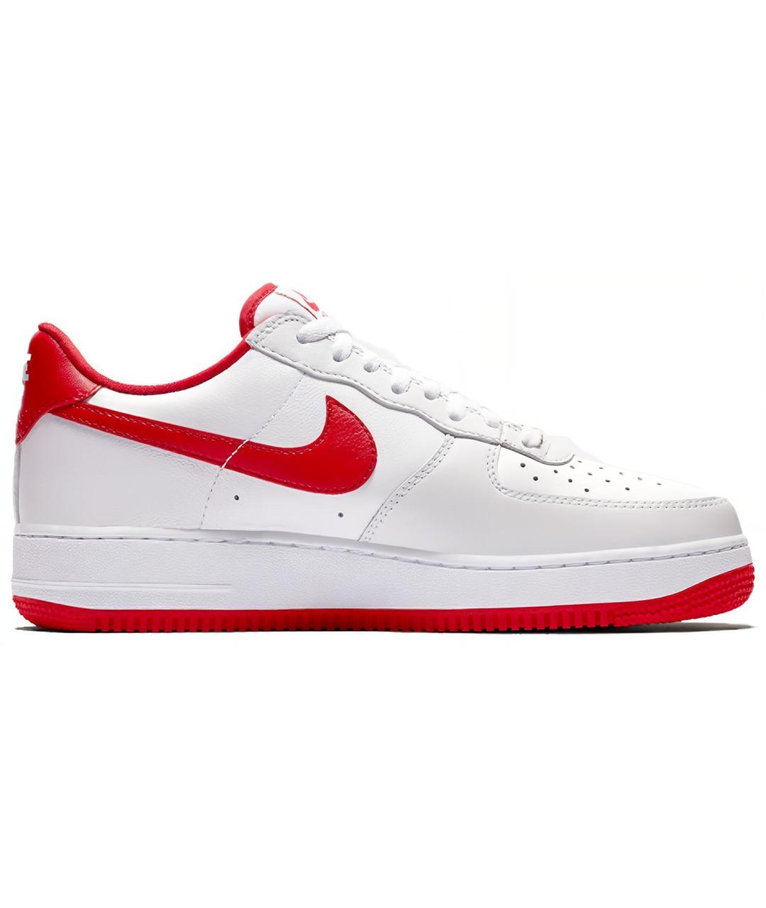 NIKE Белые кожаные низкие кроссовки / кеды, фото 2
