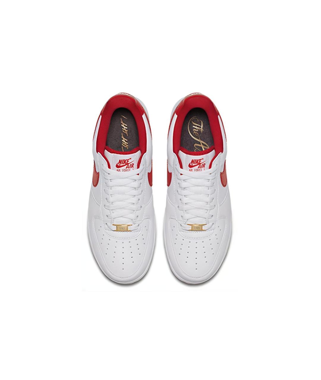 NIKE Белые кожаные низкие кроссовки / кеды, фото 6
