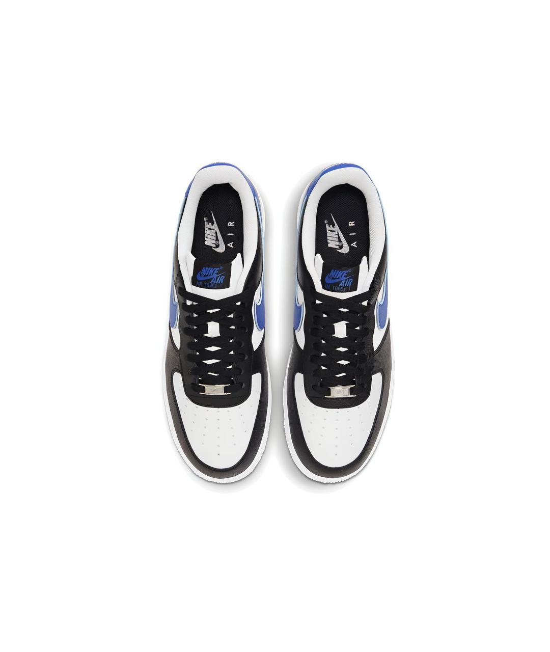 NIKE Черные кожаные низкие кроссовки / кеды, фото 5