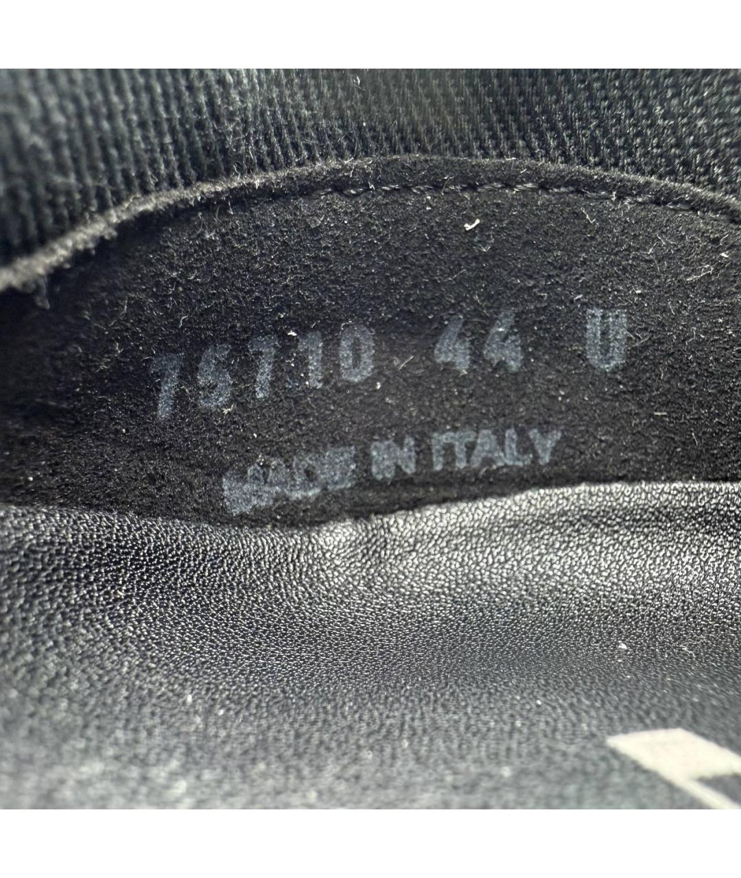 RICK OWENS DRKSHDW Черные низкие кроссовки / кеды, фото 9