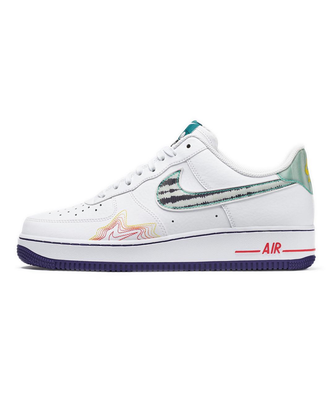 NIKE Белые кожаные низкие кроссовки / кеды, фото 2