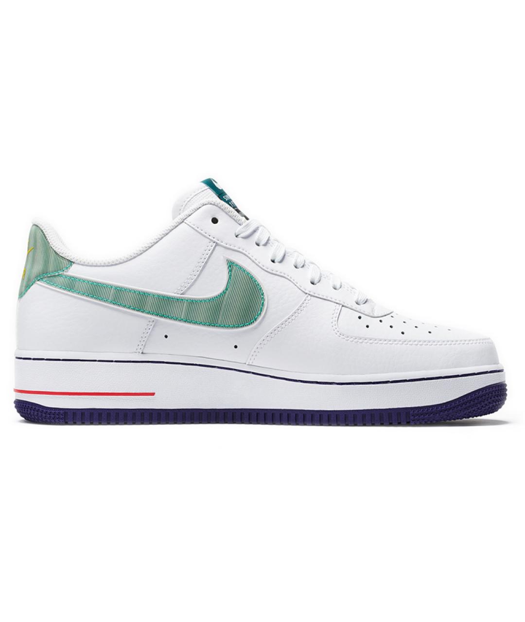 NIKE Белые кожаные низкие кроссовки / кеды, фото 3
