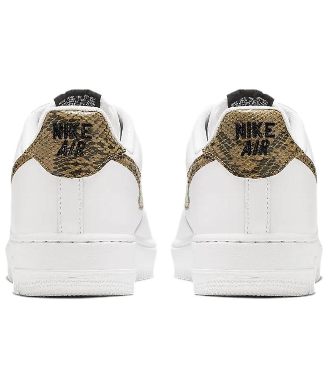 NIKE Белые кожаные кроссовки, фото 6