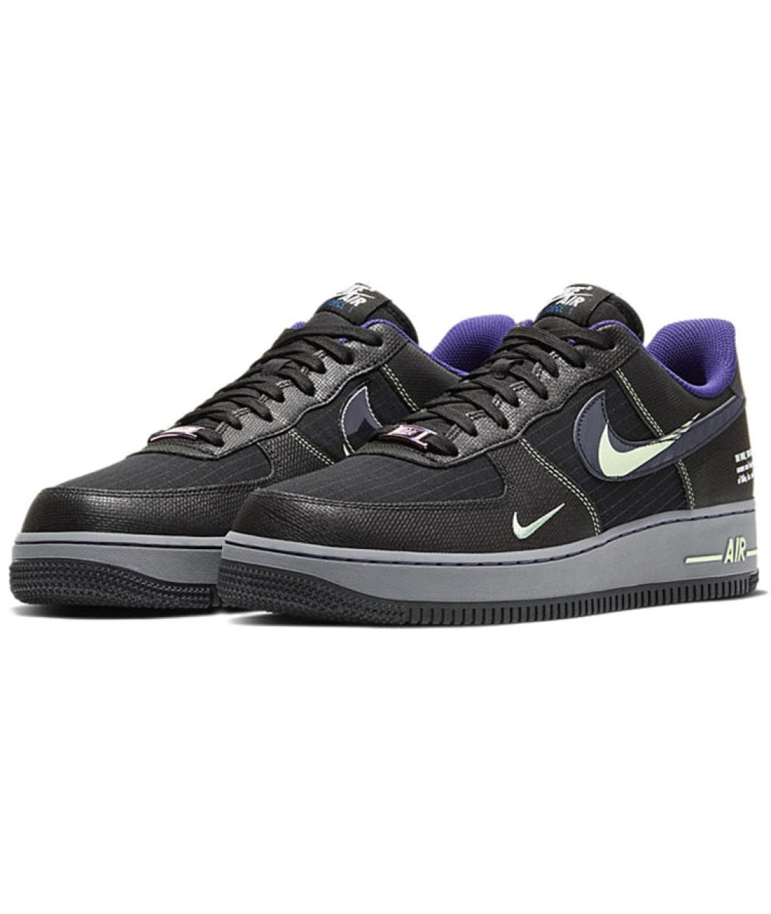 NIKE Черные низкие кроссовки / кеды, фото 3