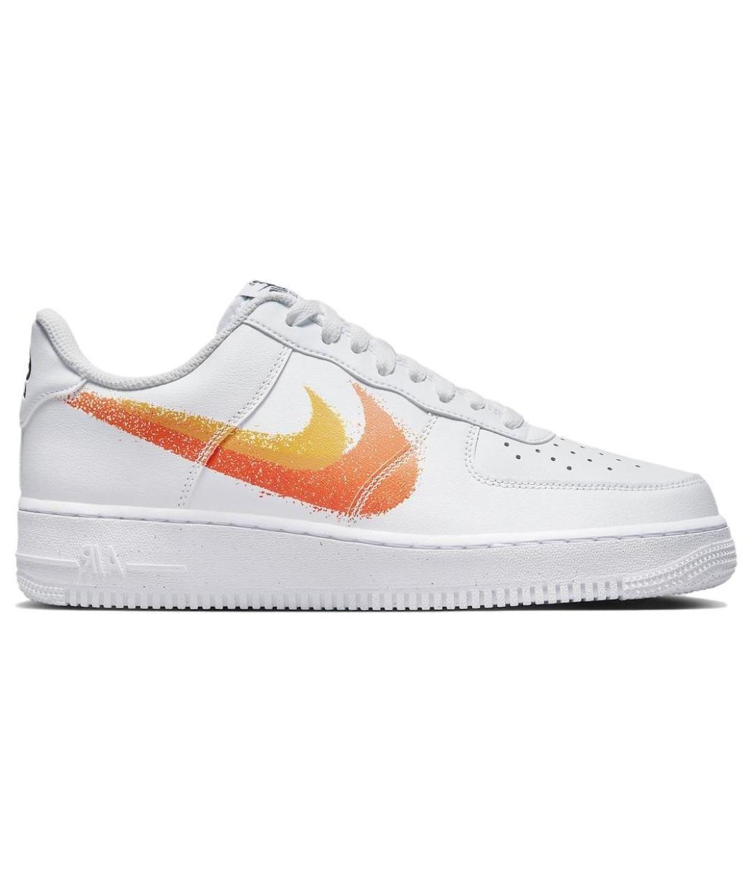 NIKE Белые кожаные кроссовки, фото 1