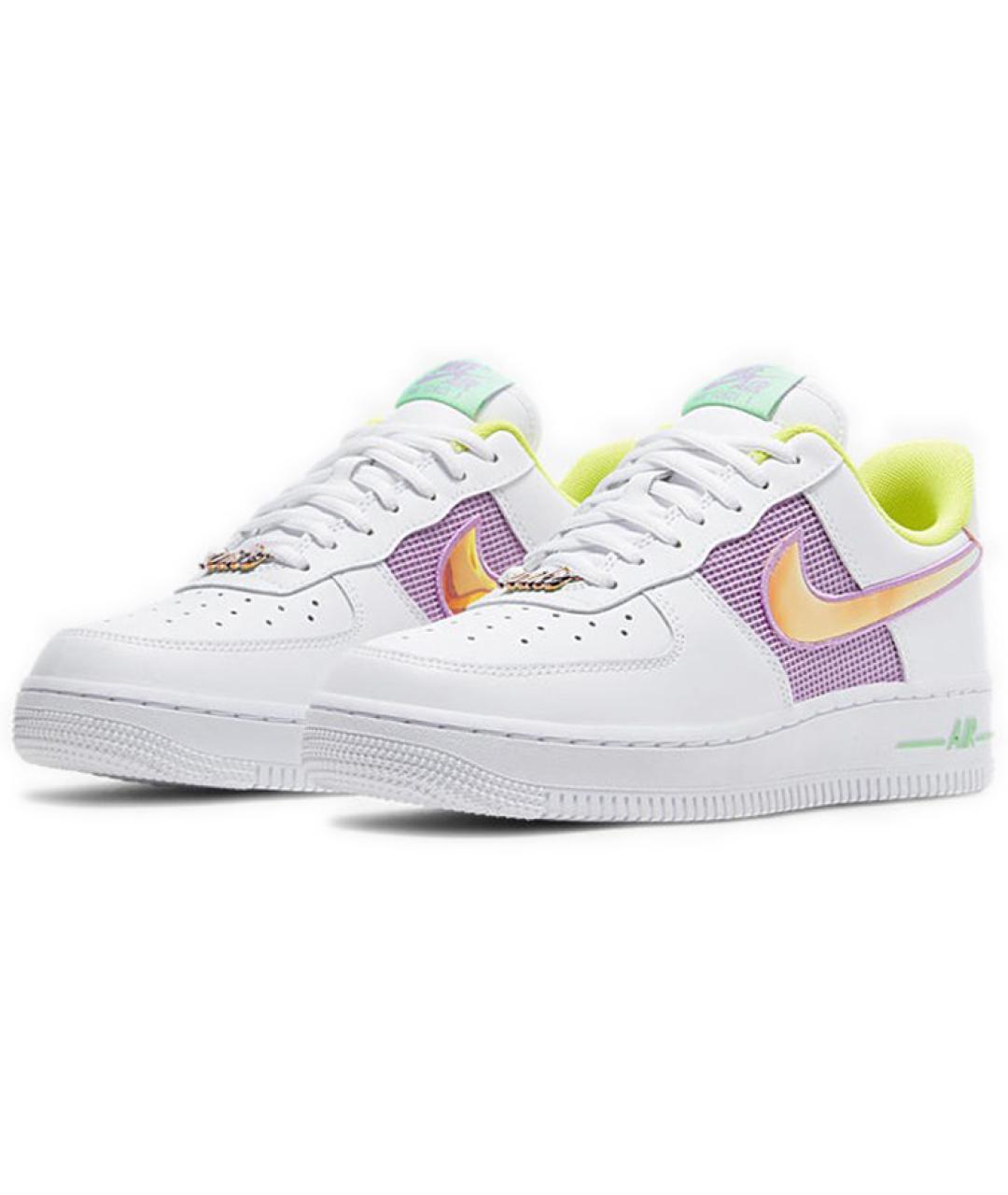 NIKE Белые кожаные кроссовки, фото 4