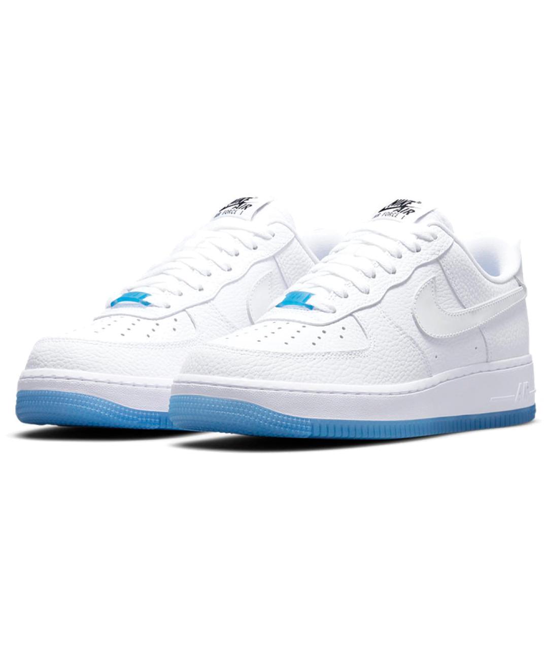 NIKE Белые кожаные кроссовки, фото 5