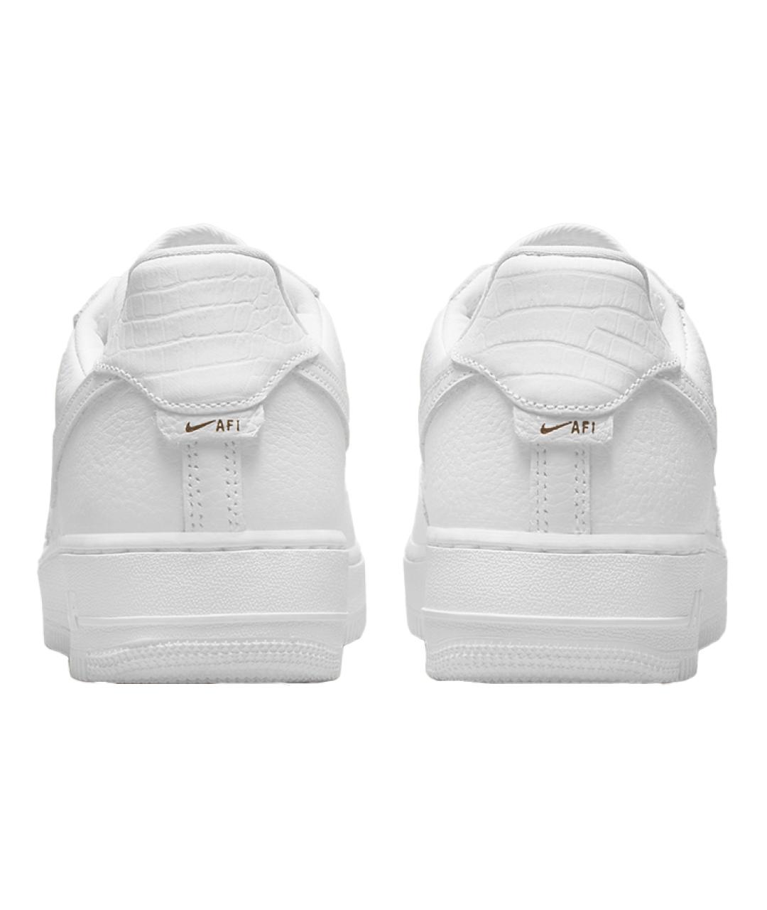 NIKE Белые кожаные кроссовки, фото 5