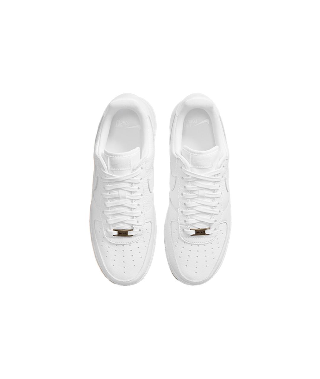 NIKE Белые кожаные кроссовки, фото 4