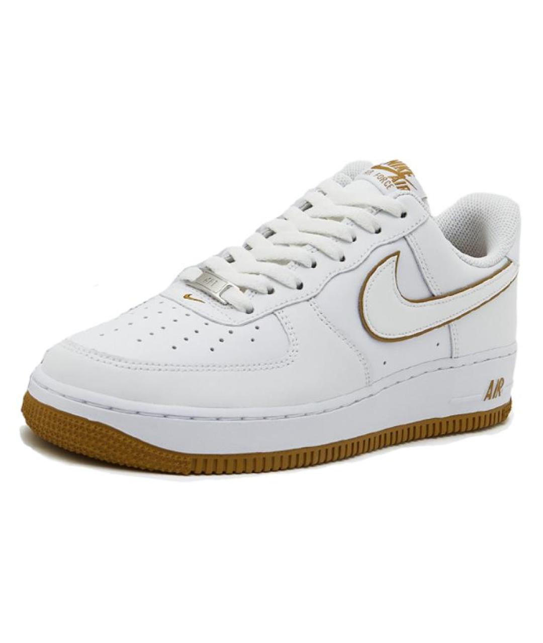 NIKE Белые кожаные низкие кроссовки / кеды, фото 3