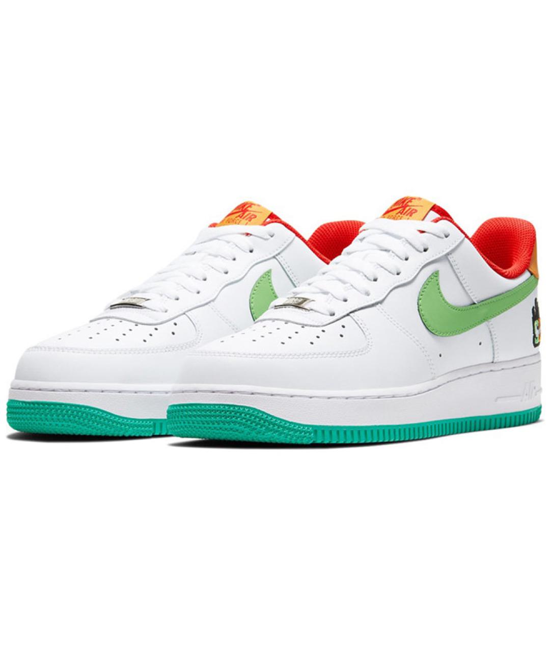 NIKE Белые кожаные кроссовки, фото 2